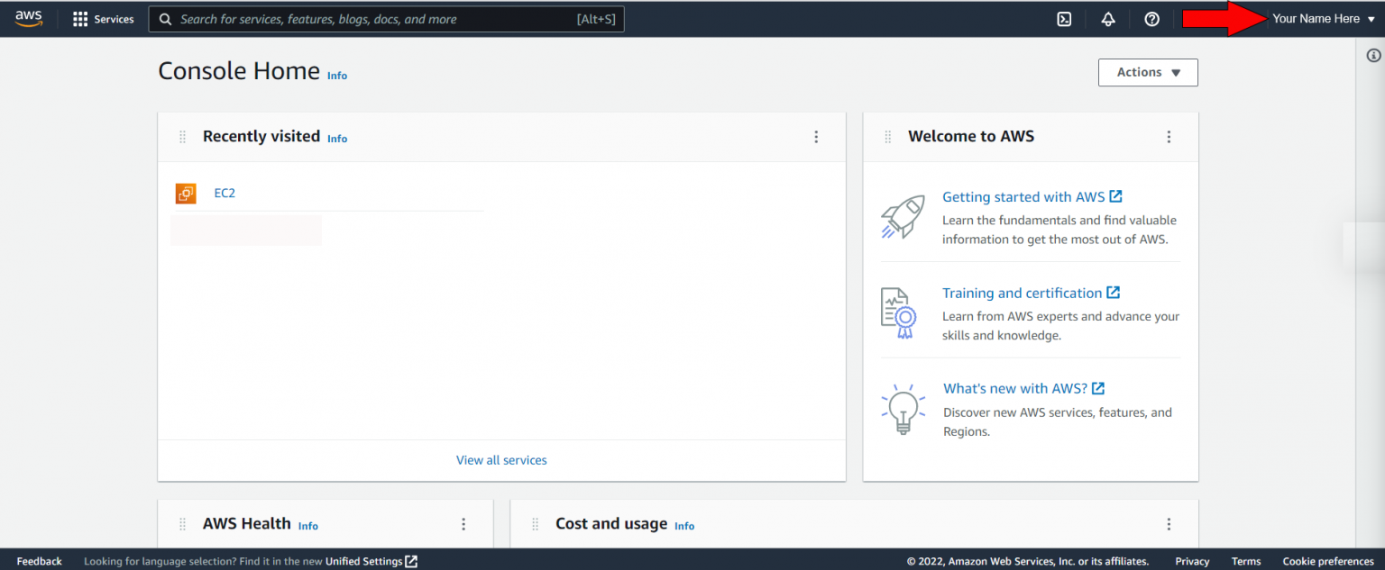 AWS Billing Dashboard Instructions Miro Consulting